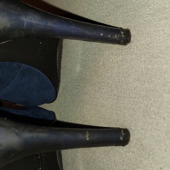 Nin West 7.5 Loreteo Navy Platform Peep Toe Pump - Picture 10 of 10